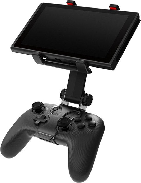 Controllerhouder – Geschikt voor Nintendo Switch – Gamepad Clip Stand Beugel – Verstelbaar – Zwart-Ilumina Benelux