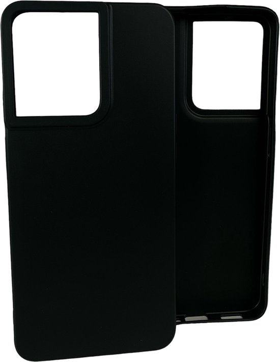 OPPO Reno 8T Hoesjes – TPU Siliconen Backcover – Soft Case – Incl. Gehard Glas Screenprotector – Zwart-Ilumina Benelux