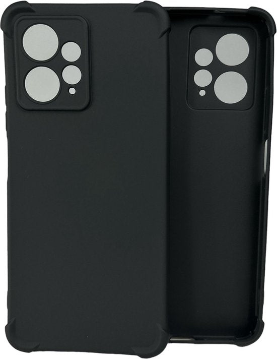 Xiaomi Redmi Note 12 4G Hoesjes – Soft TPU Siliconen Backcover – Schokbestendig – Zwart-Ilumina Benelux
