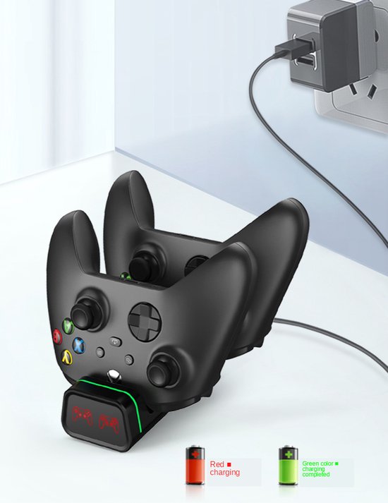 Oplaadstation – Geschikt voor PS5 DualSense – Dock voor 2 Controllers – USB-C Oplader met LED Indicator-Oplaadstation controllers-Ilumina Benelux