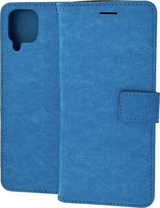 Portemonnee Book Case Hoesje Geschikt voor: Samsung Galaxy A12 Turquoise