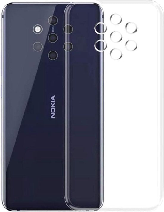 Nokia 9 PureView Hoesjes – Siliconen Backcover – Transparant – Flexibel – Schokbestendig-Ilumina Benelux