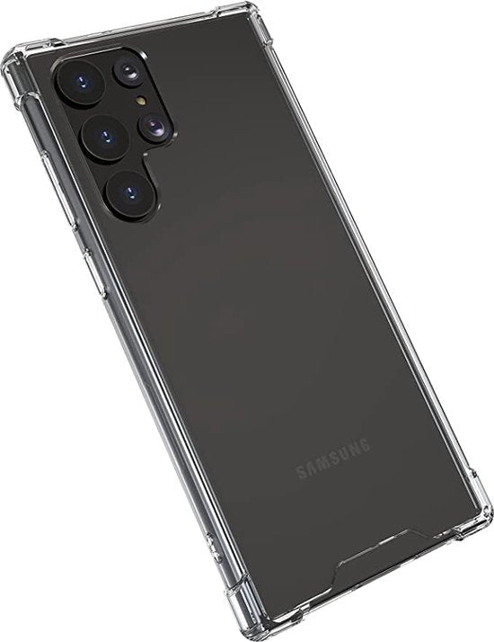 Samsung Galaxy S23 Ultra Hoesjes – Crystal Clear Backcover – Schokbestendig – Transparant-Ilumina Benelux