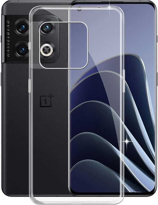 OnePlus 10 Pro Hoesjes – Transparante Siliconen Backcover – Inclusief 3x Screenprotector – 6.7 Inch-Ilumina Benelux