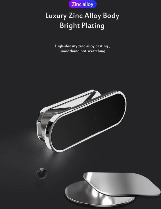 Telefoonhouder auto – Magnetische Autohouder – 360° Draaibaar – Sterke Magneet – Zwart-Ilumina Benelux