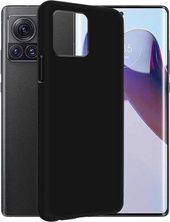 Motorola Edge 30 Ultra Hoesjes – Soft TPU Siliconen Backcover – Schokbestendig – Zwart-Ilumina Benelux