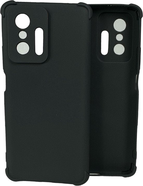 Xiaomi Mi 11T / 11T Pro Hoesjes – Soft TPU Siliconen Backcover – Schokbestendig – Zwart-Ilumina Benelux