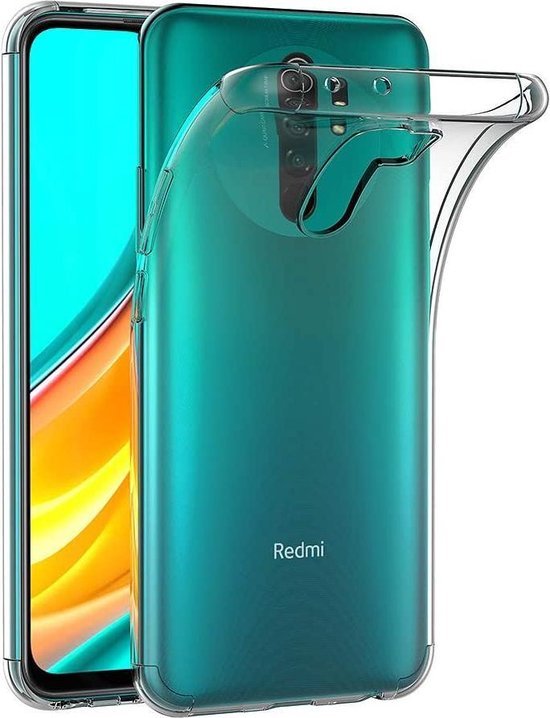 Xiaomi Redmi 9 Hoesjes – Siliconen Backcover – Transparant – Flexibel – Anti-kras-Ilumina Benelux