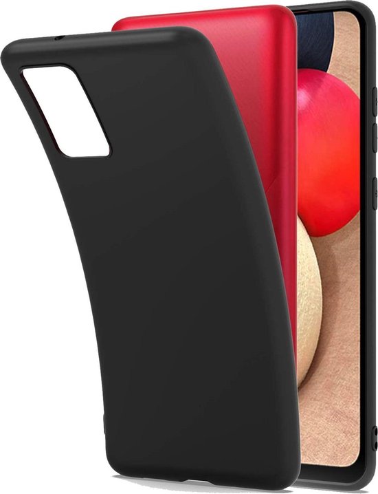 Samsung Galaxy A02S Hoesjes – Siliconen Backcover – Soft Touch – Schokbestendig – Zwart-Ilumina Benelux