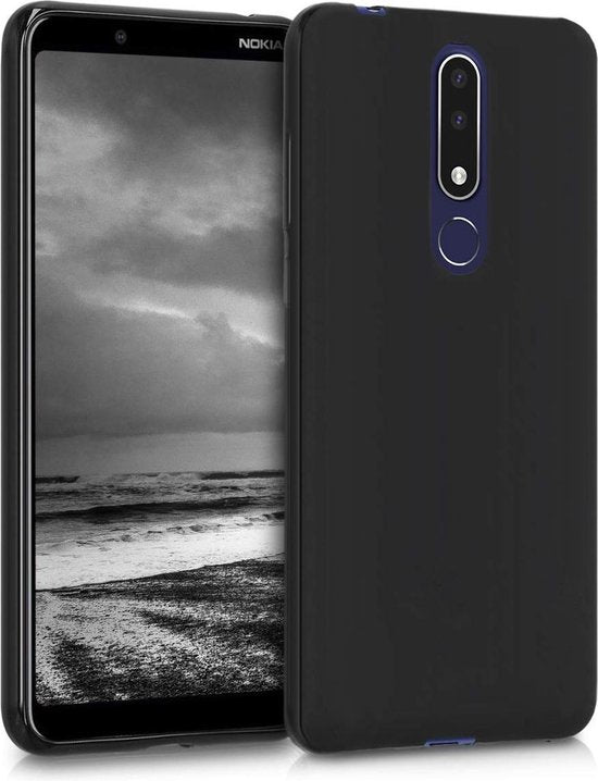 Nokia 3.1 Plus Hoesjes – Siliconen Backcover – Soft TPU – Schokbestendig – Zwart-Ilumina Benelux