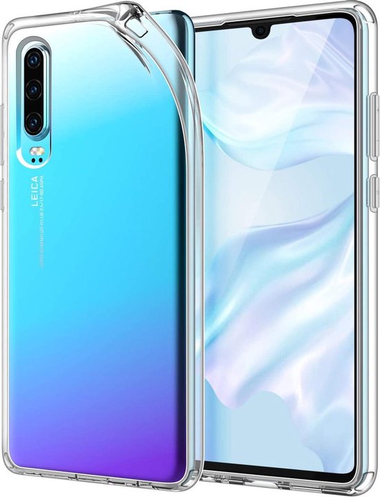 Huawei P30 Hoesjes – Siliconen Backcover – Transparant – Flexibel – Anti Kras-Ilumina Benelux