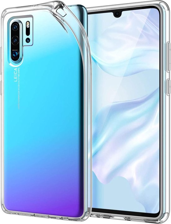 Huawei P30 Pro Hoesjes – Siliconen Backcover – Transparant – Soft Silicone – Schokbestendig-Ilumina Benelux