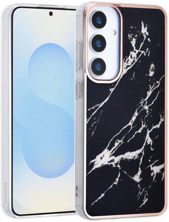 Samsung Galaxy S25 Plus Hoesjes – TPU Backcover – Marmer Print-Ilumina Benelux