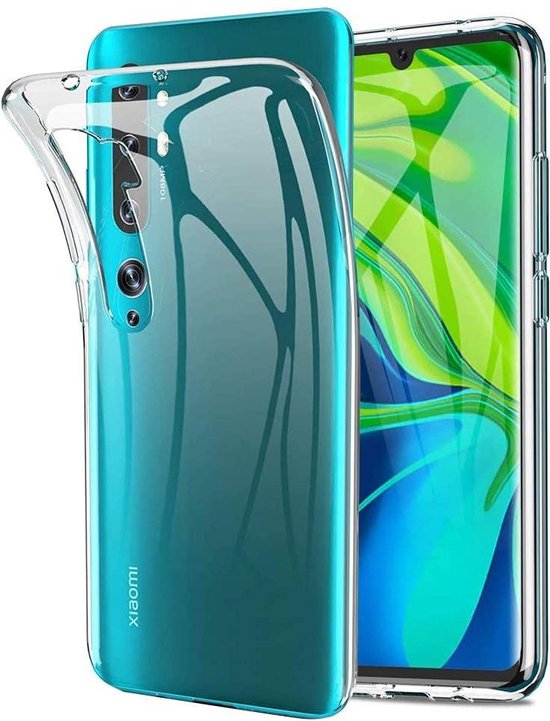Xiaomi Note 10 Pro Hoesjes – Siliconen Backcover – Transparant – Geschikt voor Xiaomi Mi Note 10 – Soft TPU – Doorzichtig-Ilumina Benelux