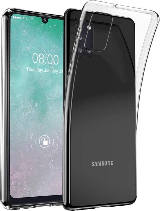 Samsung Galaxy A31 Hoesjes – Transparante Siliconen Backcover – Flexibel – Schokbestendig-Ilumina Benelux