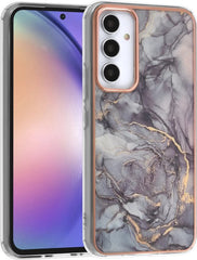 TPU Back Cover hoesje - Marble Grijs - Geschikt voor: Samsung Galaxy A55