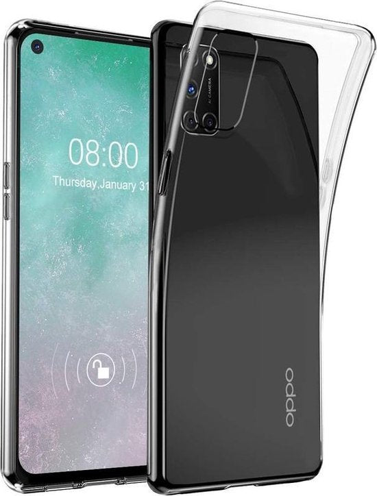 OPPO A72 Hoesjes – Siliconen Backcover – Schokbestendig – Transparant-Ilumina Benelux