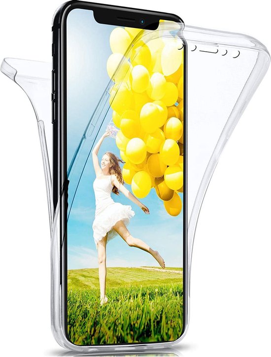 iPhone 12 Pro Max Hoesjes – Transparante Siliconen Backcover – Voor- en Achterkant Bescherming-Ilumina Benelux