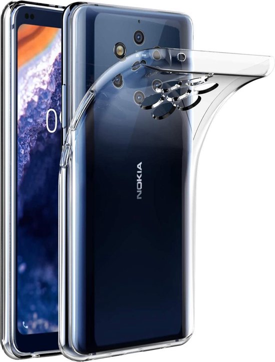 Nokia 9 PureView Hoesjes – Siliconen Backcover – Transparant – Flexibel – Anti Kras-Ilumina Benelux