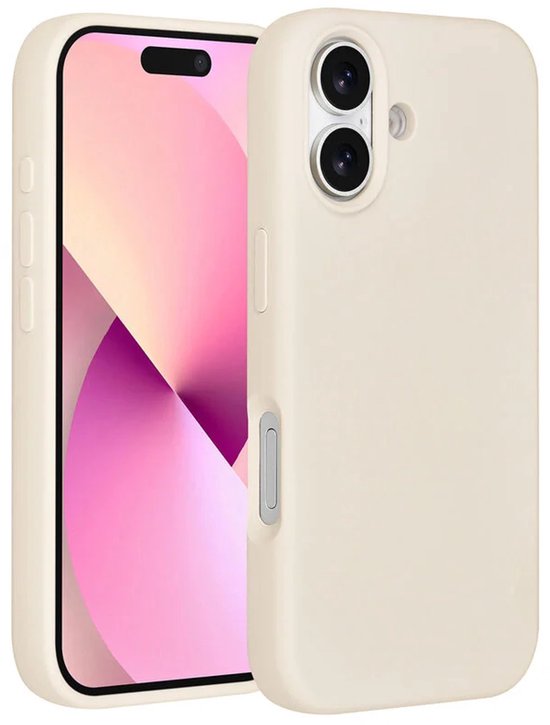 iPhone 17 Hoesjes – Premium Liquid Silicone Backcover – Soft Touch – Schokbestendig – Grijs-Ilumina Benelux