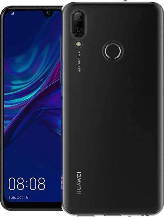 Huawei P Smart 2019 Hoesjes – Siliconen Backcover – Transparant – Flexibel – Anti Kras-Ilumina Benelux