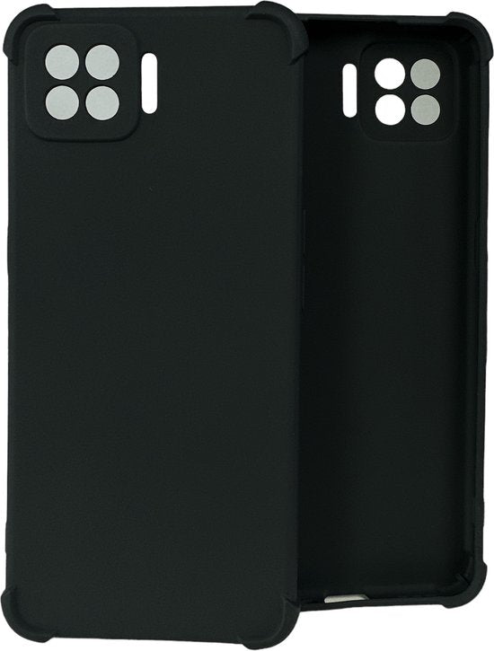 Oppo A73 5G Hoesjes – Soft TPU Siliconen Backcover – Schokbestendig – Zwart-Ilumina Benelux
