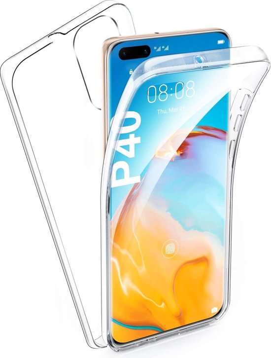 Huawei P40 Hoesjes – Dubbelzijdig 360° Case – Volledige Bescherming – Transparant-Ilumina Benelux