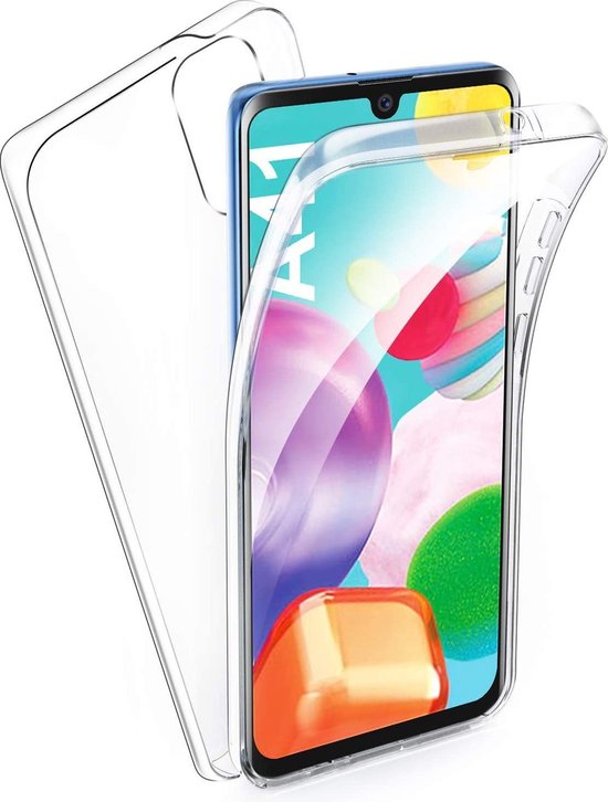 Samsung Galaxy A41 Hoesjes – Dubbelzijdige 360° Cover – Transparant – Volledige Bescherming – Transparant-Ilumina Benelux