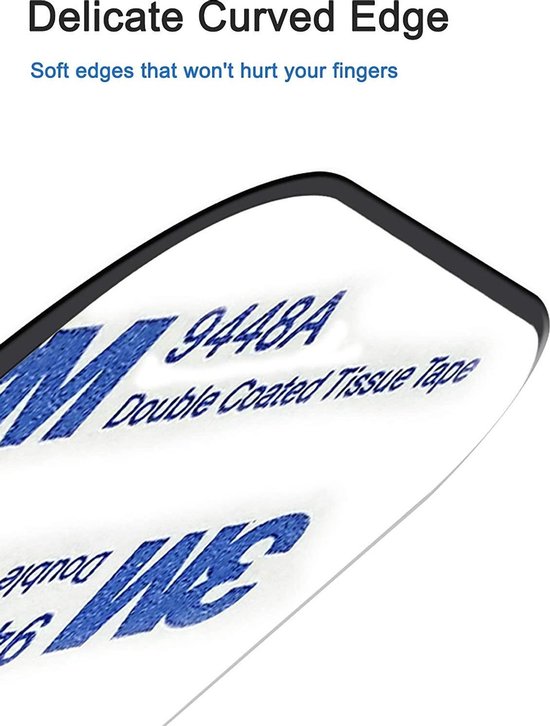 Magnetische Plaatje – Geschikt voor Smartphone Autohouder – Met 3M Plakstrip – Sterke Magneet – Zwart-Ilumina Benelux