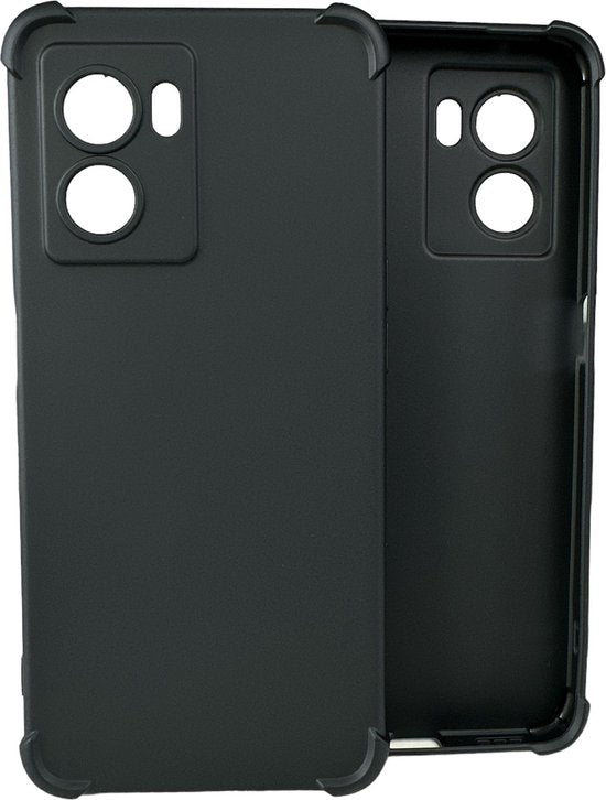 Oppo A57/A57s Hoesjes – Soft TPU Siliconen Backcover – Schokbestendig – Zwart-Ilumina Benelux