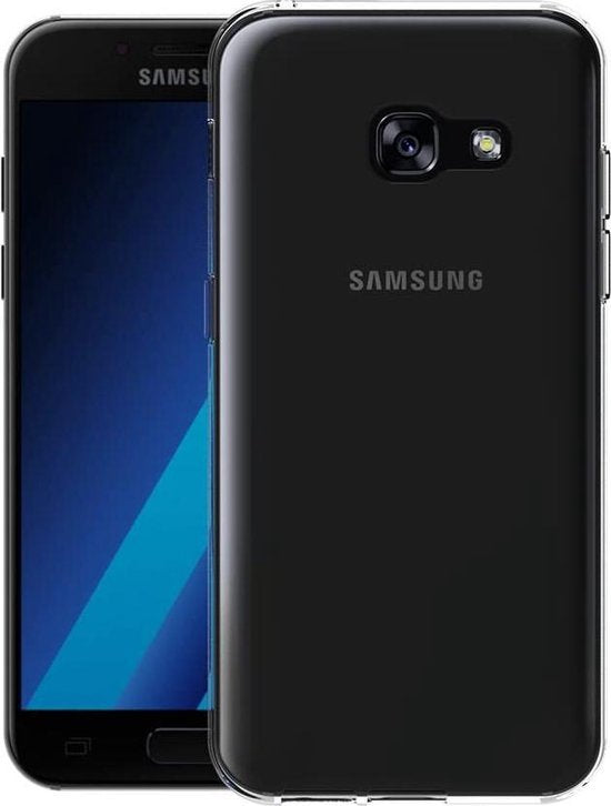 Soft Backcover Hoesje Geschikt voor: Samsung Galaxy A3 2017 - Silicone - Transparant