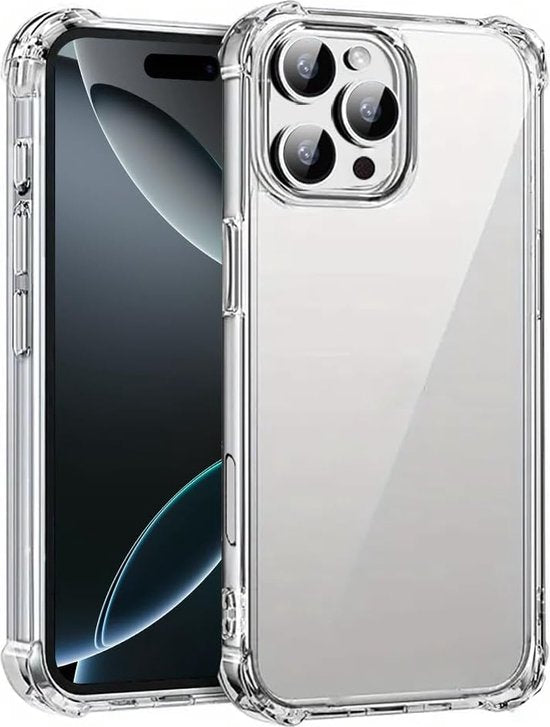 iPhone 16 Pro Max Hoesjes – Crystal Clear Backcover – Schokbestendig – Transparant-Ilumina Benelux