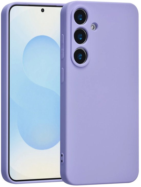 Samsung Galaxy S24 Plus Hoesjes – Liquid Siliconen Backcover – Schokbestendig – Soft Touch – Lila-Ilumina Benelux