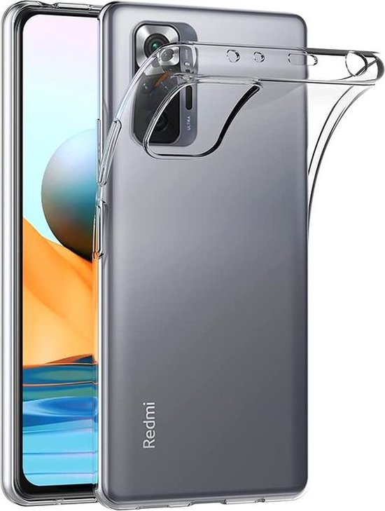Xiaomi Redmi Note 10 Pro Hoesjes – Siliconen Backcover – Flexibel – Transparant-Ilumina Benelux