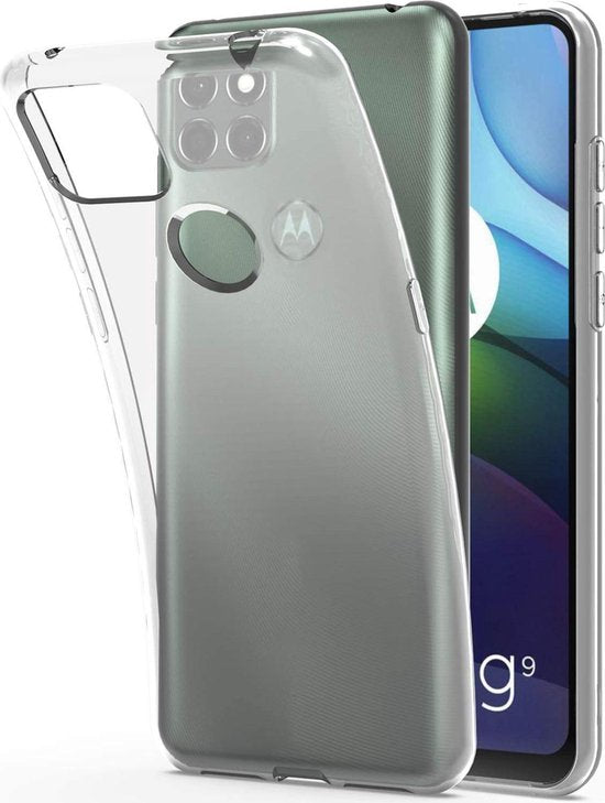 Motorola Moto G9 Power Hoesjes – Transparante TPU Siliconen Backcover – Schokbestendig – Inclusief 3x Screenprotector-Ilumina Benelux