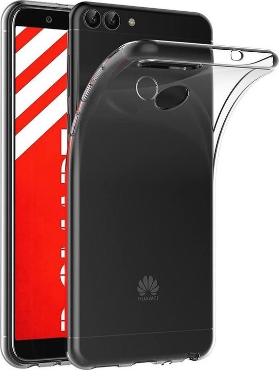 Huawei P Smart 2018 Hoesjes – Siliconen Backcover – Transparant – Flexibel – Beschermend-Ilumina Benelux