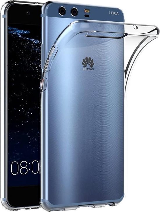 Huawei P10 Hoesjes – Siliconen Backcover – Transparant – Flexibel – Anti Kras-Ilumina Benelux