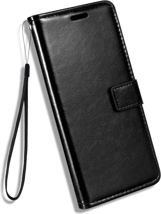 Oppo A12/A12S Hoesjes – Portemonnee Book Case – Pasjeshouder – 2x Glazen Screenprotector – Bruin-Ilumina Benelux