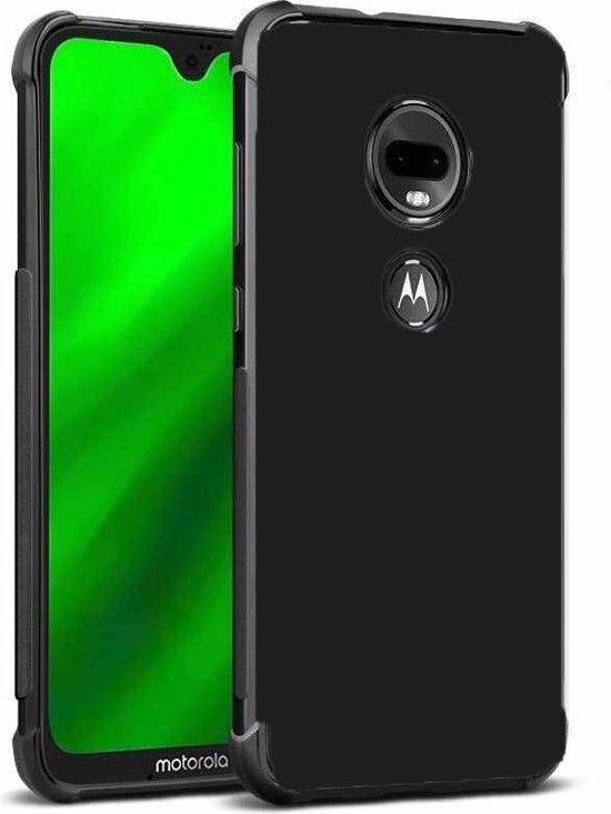 Motorola Moto G7 Power Hoesjes – Soft TPU Siliconen Backcover – Schokbestendig – Zwart-Ilumina Benelux