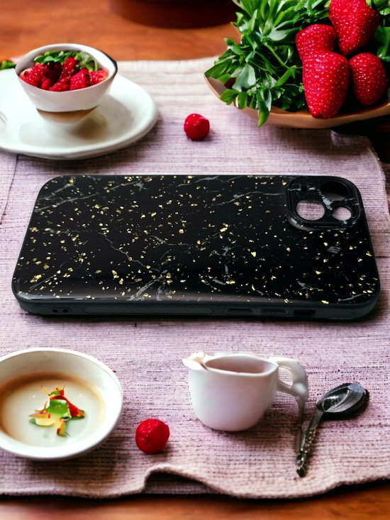iPhone 14 Plus Hoesjes – Siliconen Backcover – Marmer Print-Ilumina Benelux
