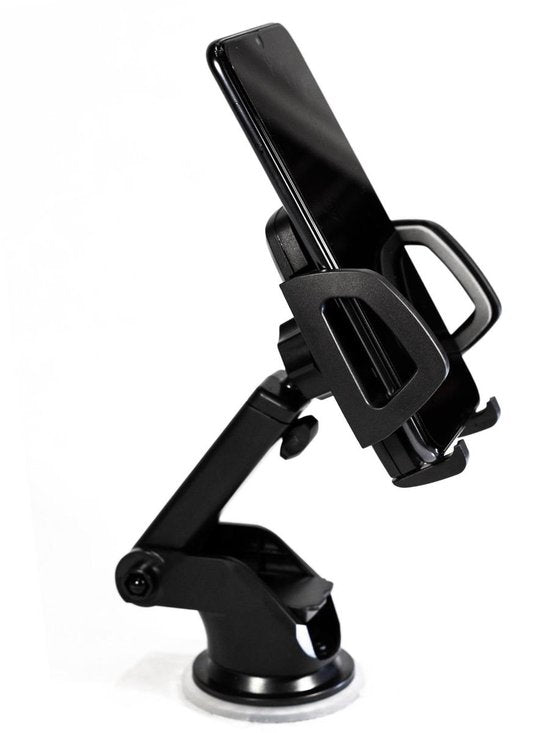 Telefoonhouder auto – Extra sterke zuignap – Dashboard & raam – Verstelbaar universeel – Zwart-Ilumina Benelux