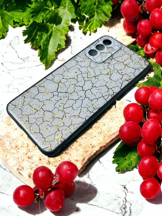 Samsung Galaxy A33 5G Hoesjes – Siliconen Backcover – Print – Gebroken Wit-Ilumina Benelux