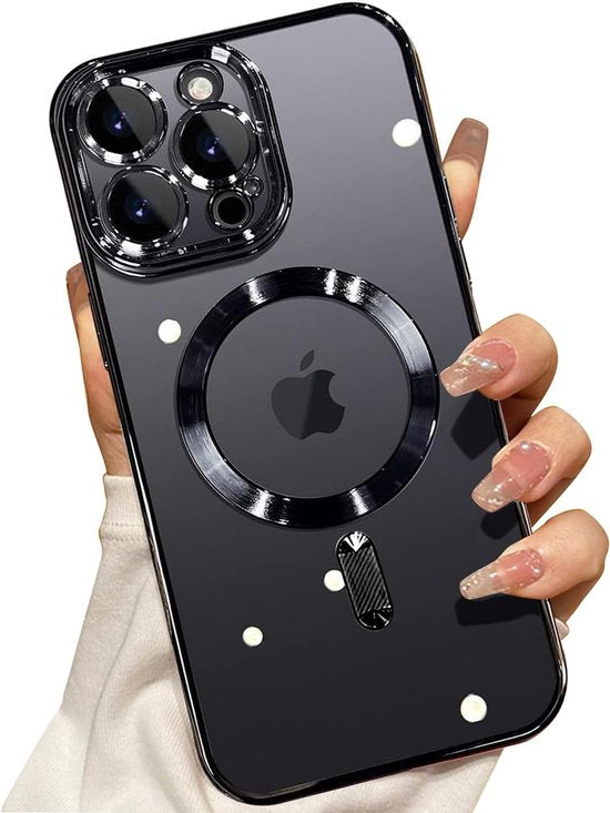 iPhone 16 Hoesjes – Backcover – Camera Lens Protector – MagSafe Compatibel – Zwart-Ilumina Benelux