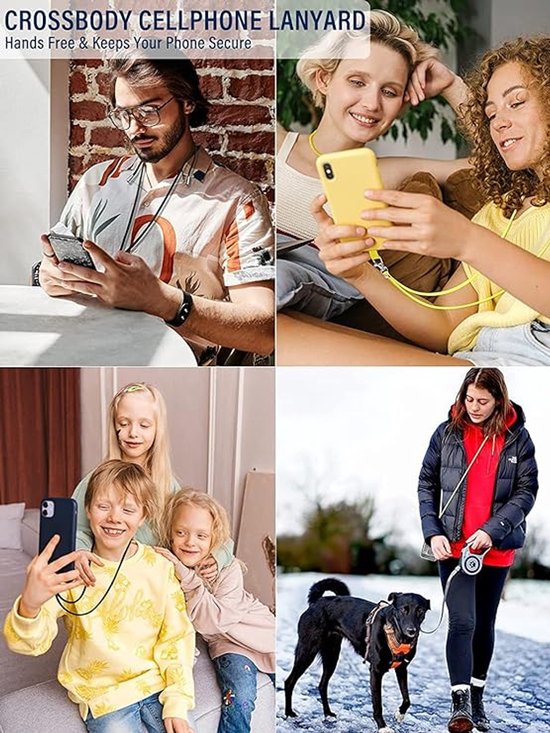 Samsung Galaxy S23 Hoesjes – Schokbestendige Backcover – Nekkoord Koord – Rood