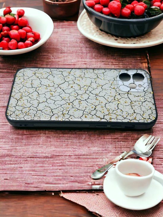 iPhone 11 Pro Max Hoesjes – Siliconen Backcover met Print – Soft Silicone – Gebroken Wit-Ilumina Benelux