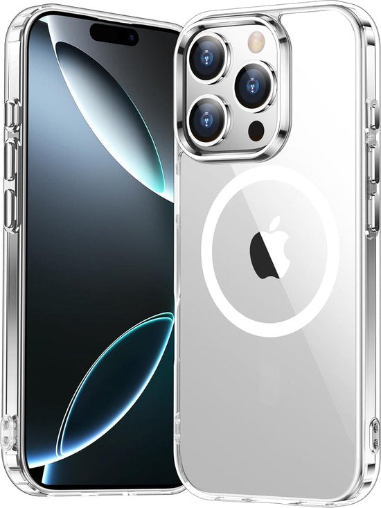 iPhone 16 Pro Hoesjes – Transparante Backcover – Schokbestendig – MagSafe Compatibel-Ilumina Benelux