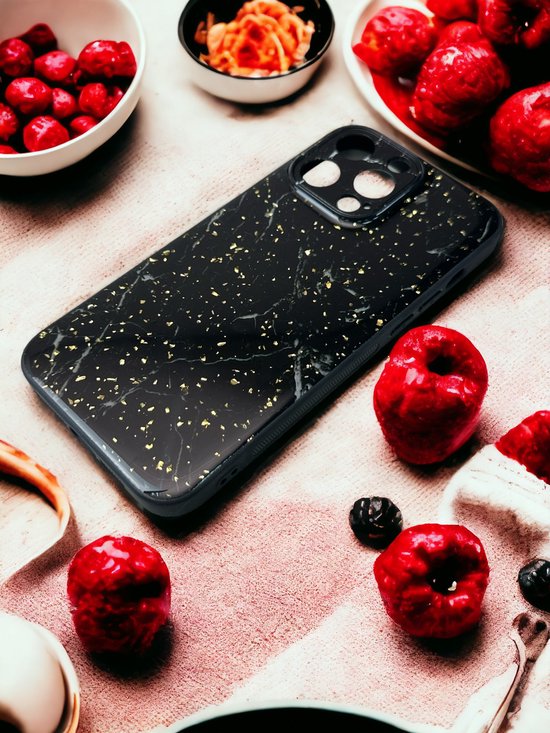 iPhone 13 Pro Max Hoesjes – Siliconen Backcover – Marmer Print-Ilumina Benelux