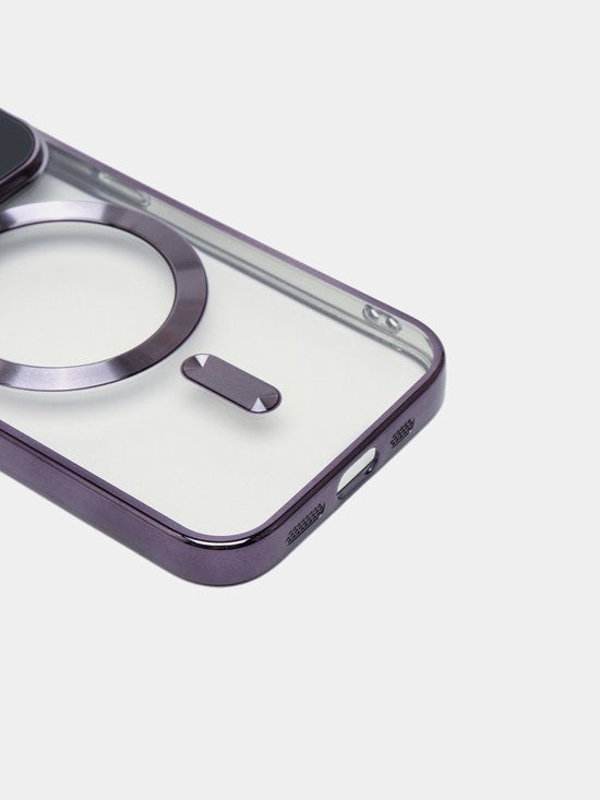 iPhone 11 Pro Max Hoesjes – Magnetische Backcover met MagSafe – Camera Lens Protector – Paars-Ilumina Benelux