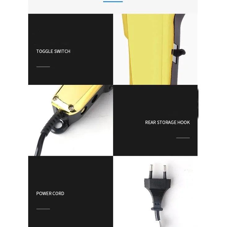 Kemei KM-768 Professionele Tondeuse – 12W Haartrimmer – Verstelbare Snijlengte – 4 Opzetkammen – Heren Tondeuse Voor Thuisgebruik-Ilumina Benelux