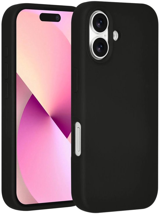 iPhone 17 Hoesjes – Premium Liquid Silicone Backcover – Soft Touch – Schokbestendig – Zwart-Ilumina Benelux